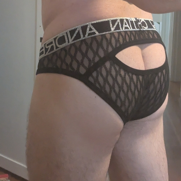 Andrew Christian Large Black Lace Sheer - Picture 6 of 6